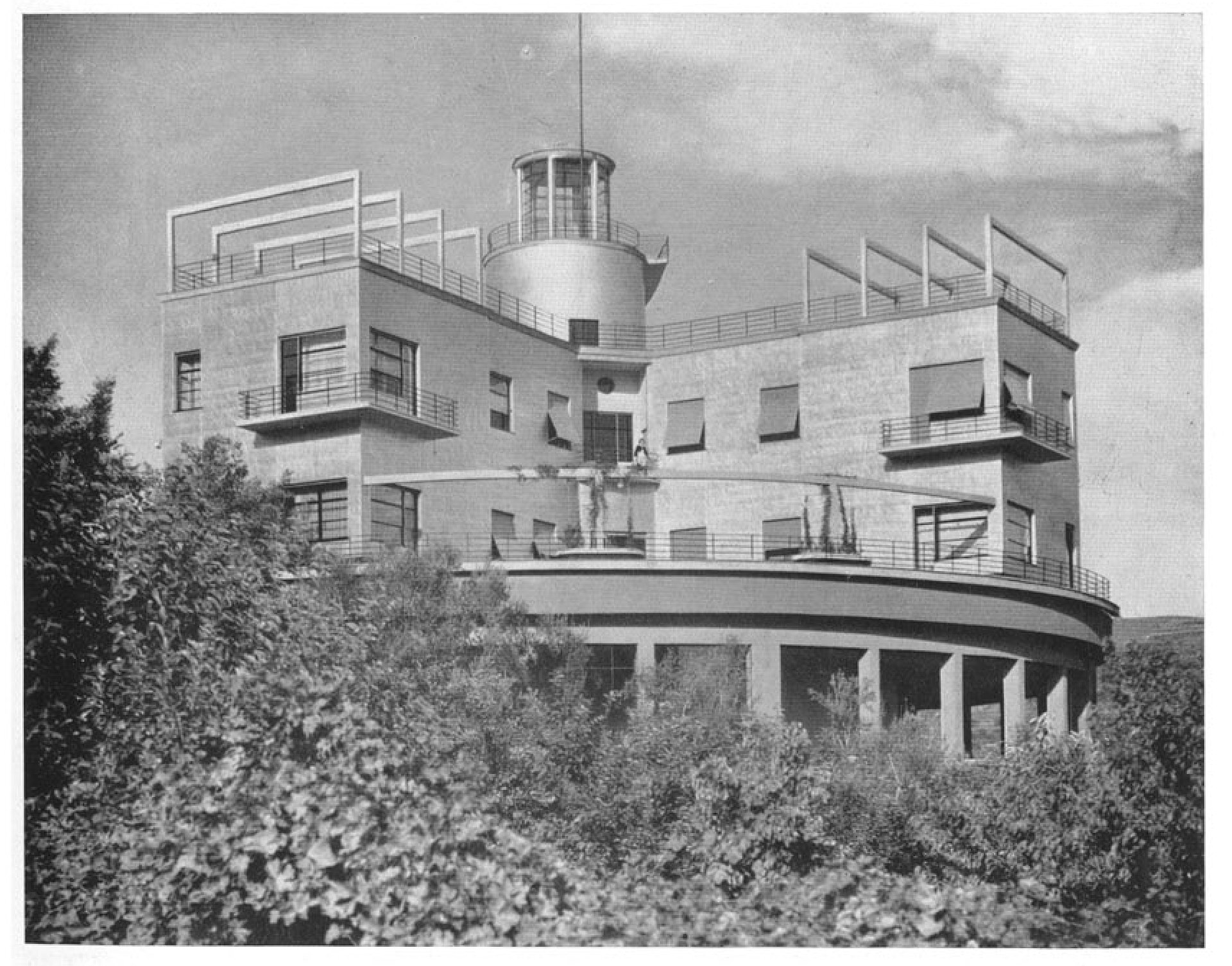Veduta di Villa Girasole, Marcellise, Verona (1936)