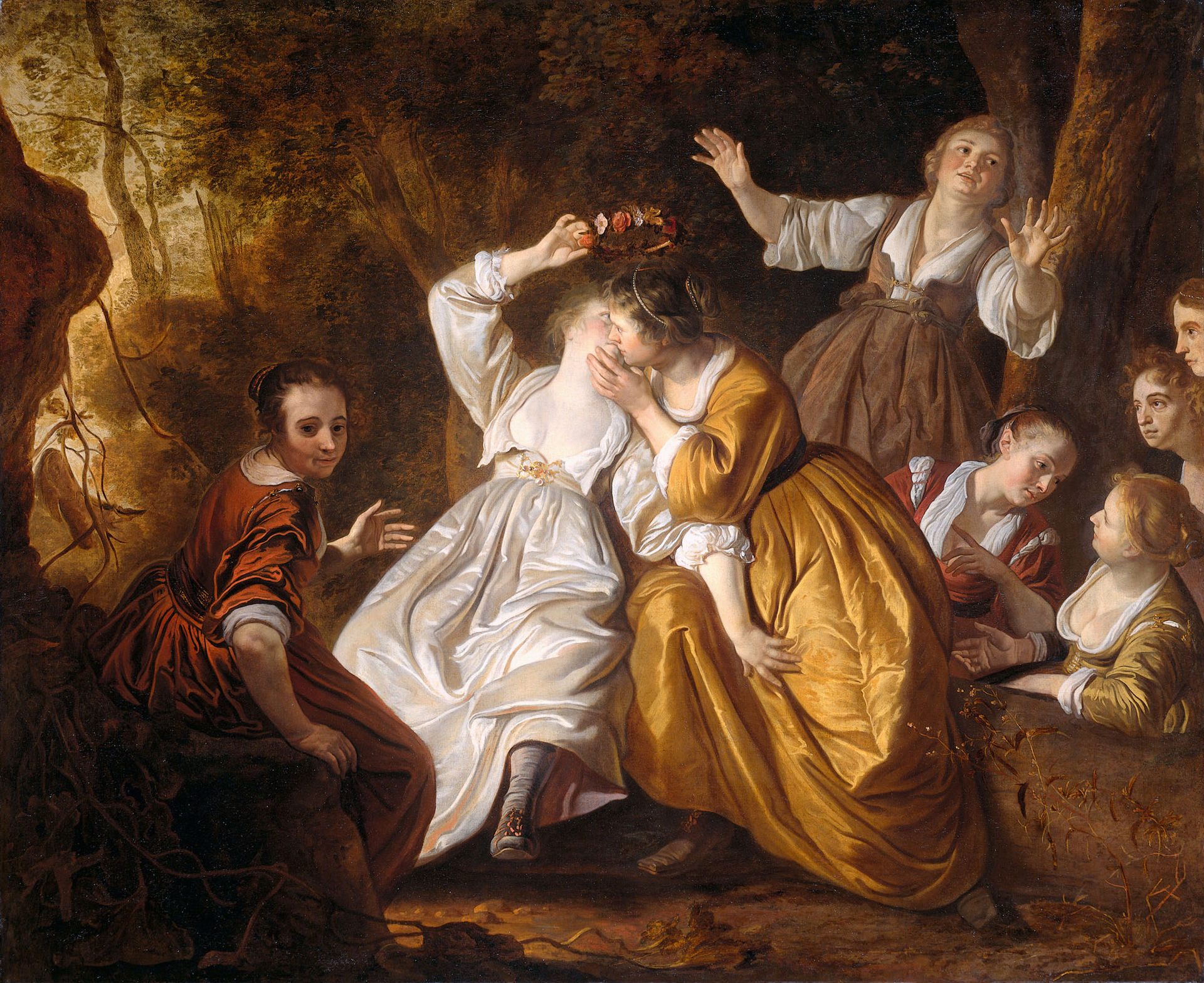 Amarillis crowning Mirtillo .